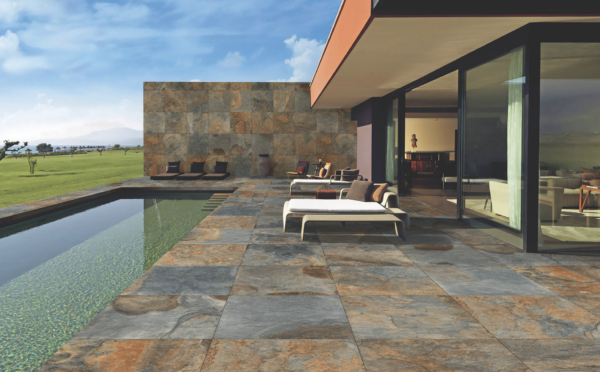Copper Slate Porcelain Paving 900x600
